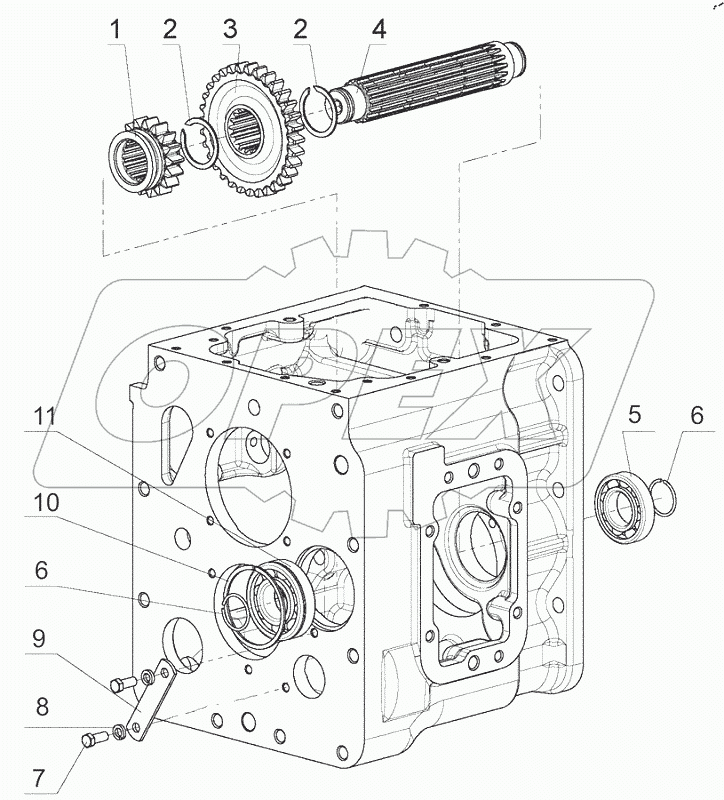  Вал I-ой передачи