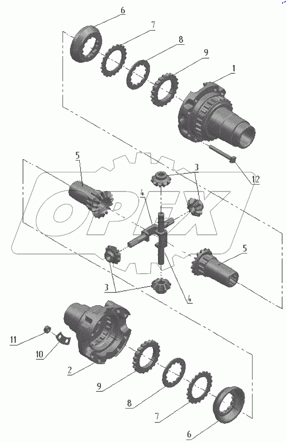  Дифференциал 1225-2303010