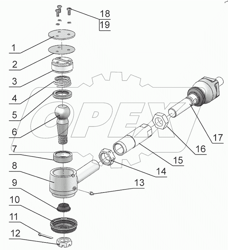  Тяга рулевая 923.7-3003010