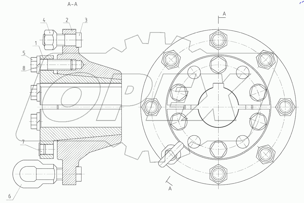  Ступицы задних колес 1075-3104010