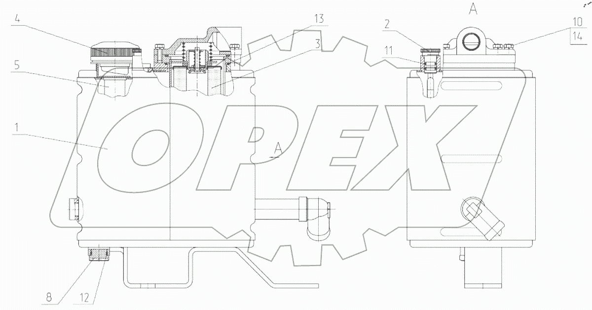  Бак 952.4К-3407100-01