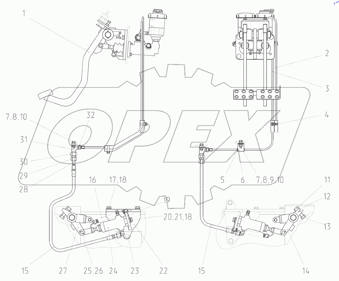  Управление тормозами 923.7-3503600