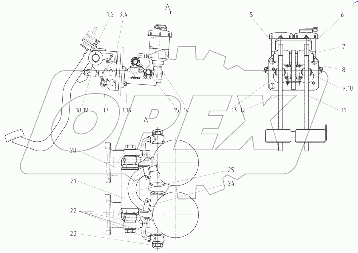  Управление тормозами