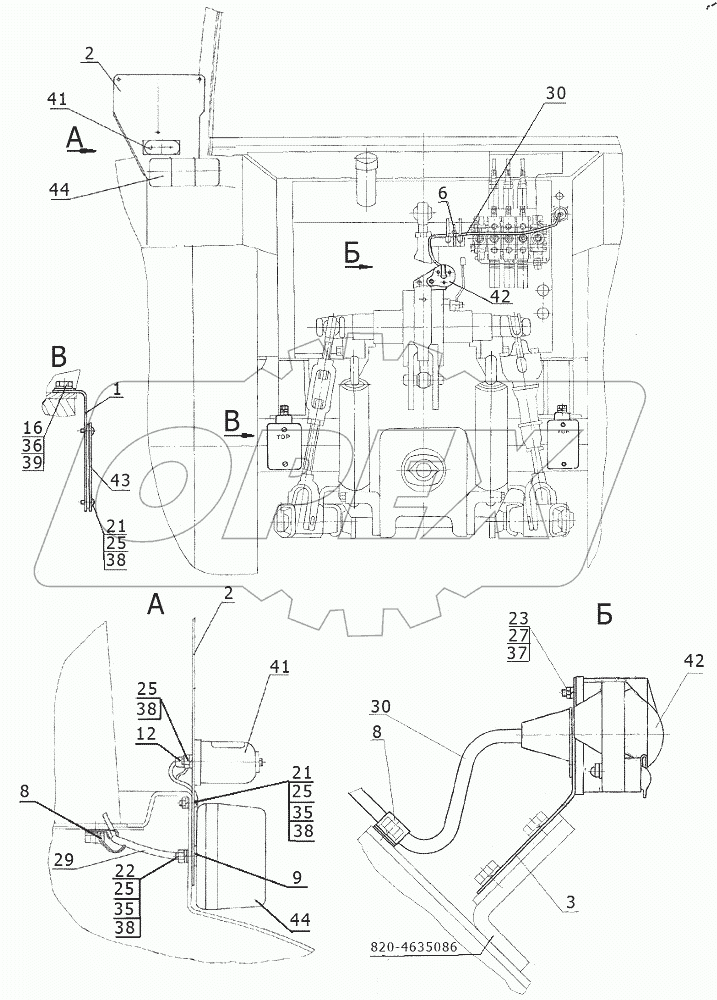  Установка фонарей задних 1222-3700060-02