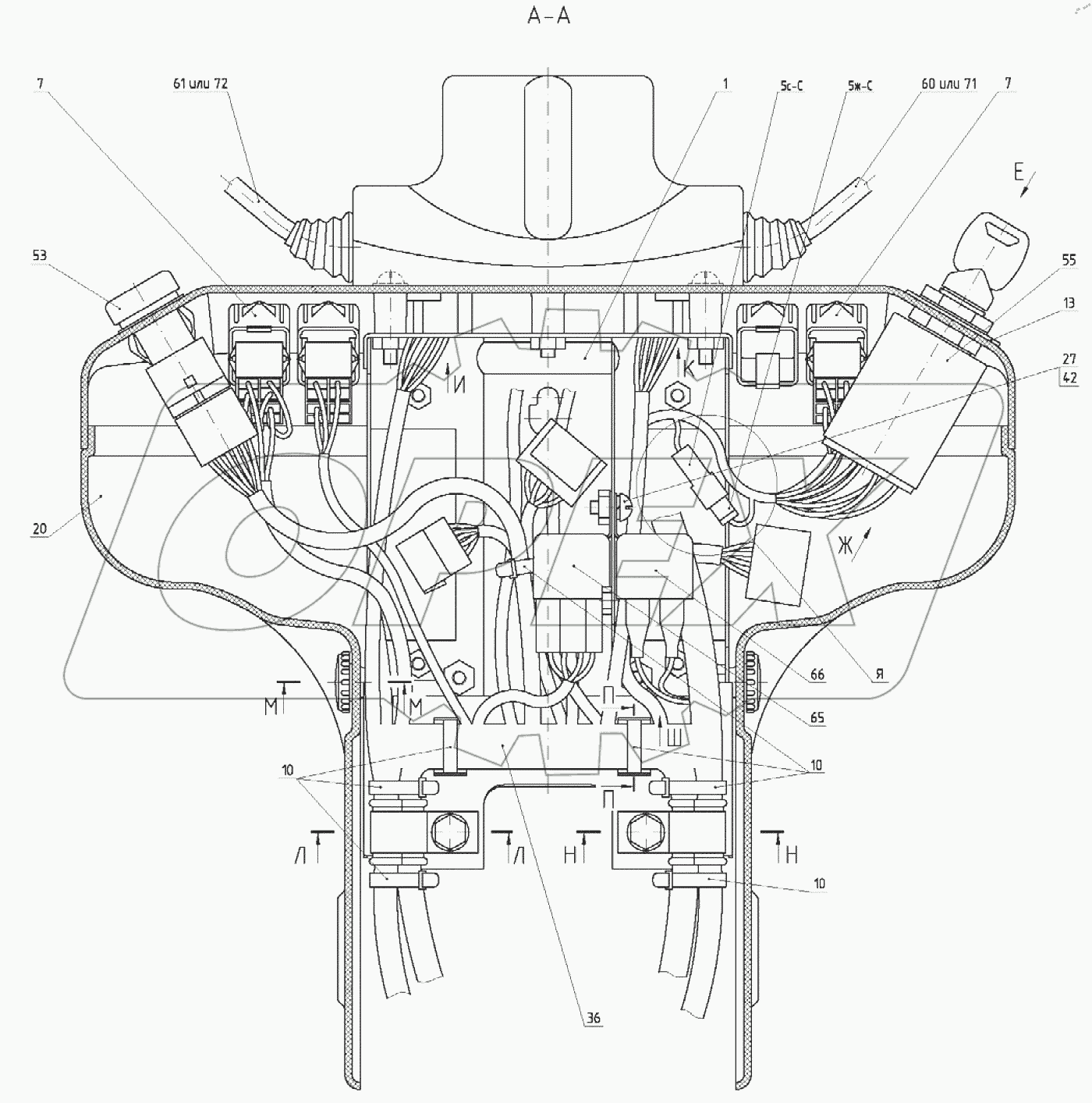  Щиток приборов 925М-3805110