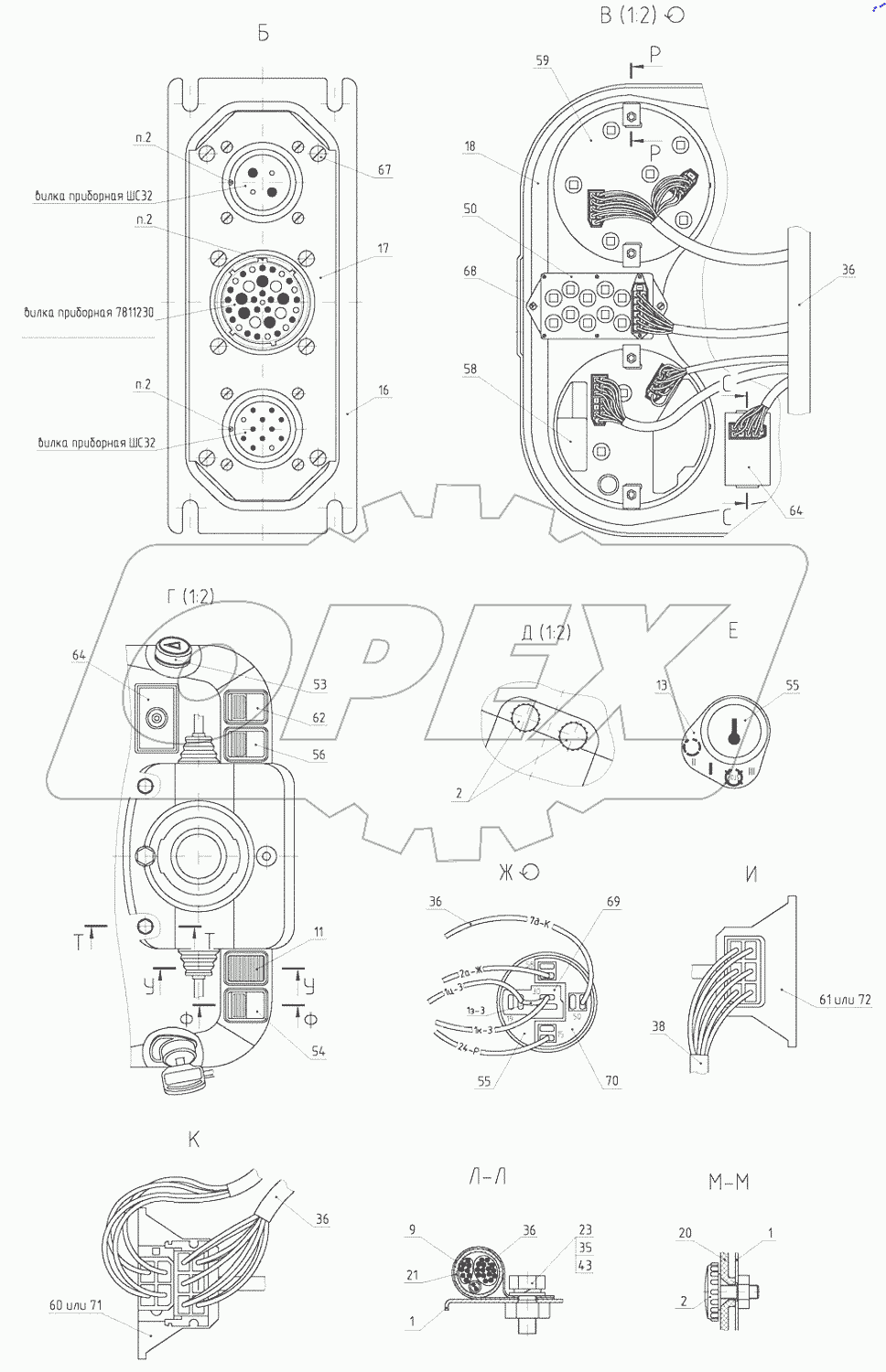  Щиток приборов 925М-3805110