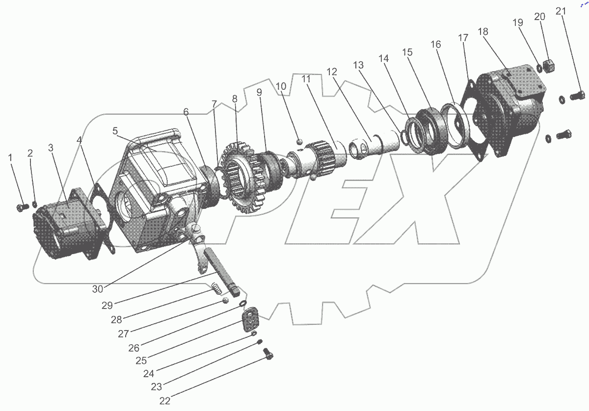  Привод насоса 77-4604010