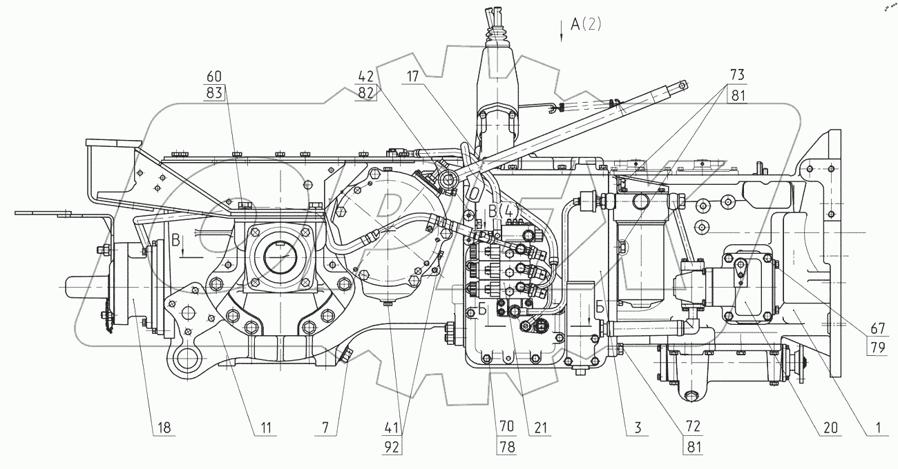  Трансмиссия 90-0002000