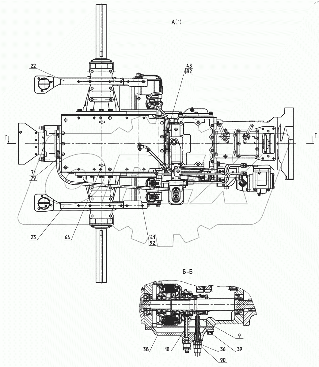  Трансмиссия 90-0002000