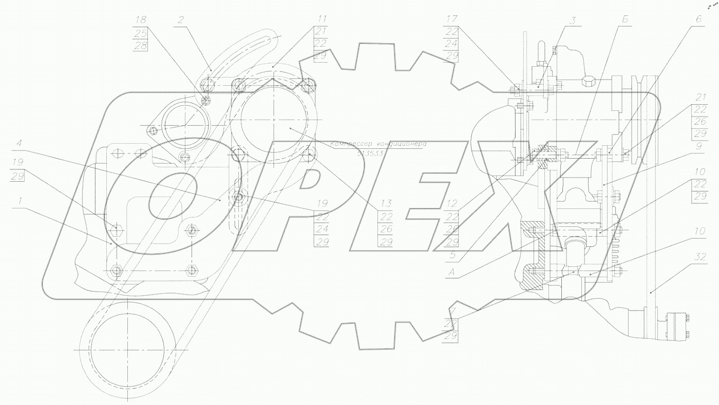  Установка компрессора 952.6-8114010