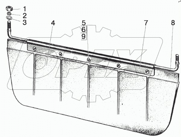  Козырек противосолнечный 80П-8204010-01