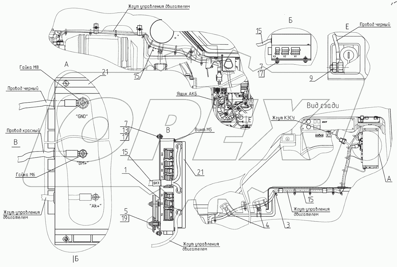  Установка блока коммутации и защиты