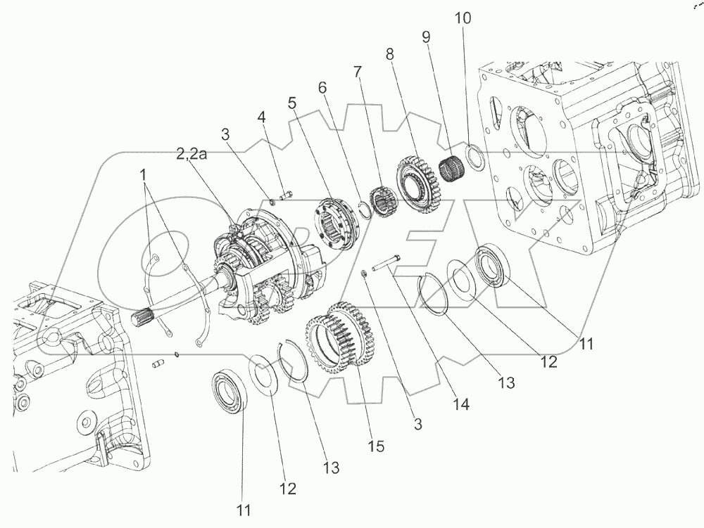  Синхронизированный реверс – редуктор