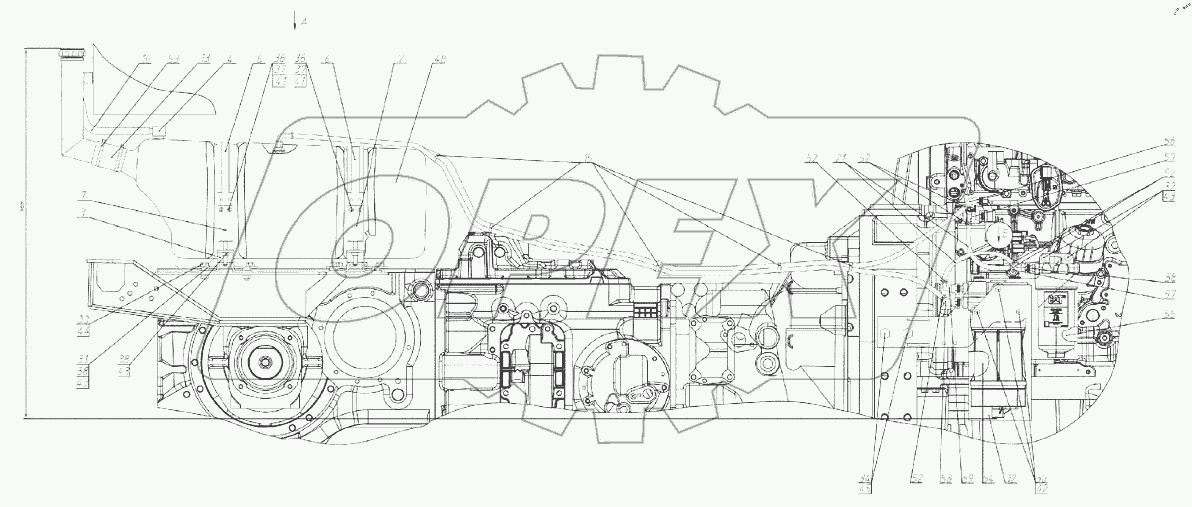  Бак топливный 920С.7-1101600