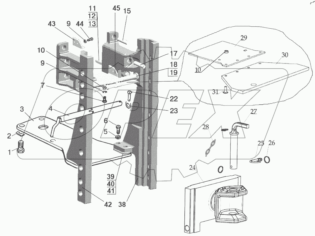  Тягово-сцепное устройство 1322-2707210