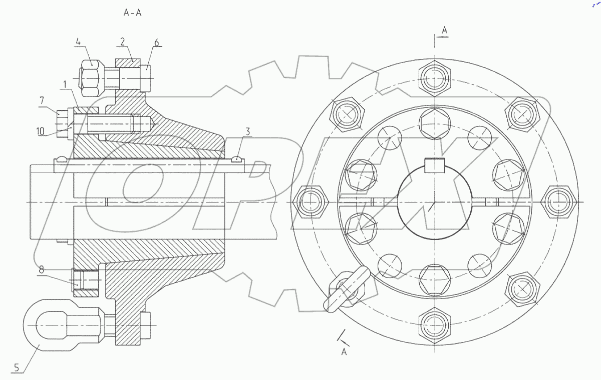  Ступицы задних колес