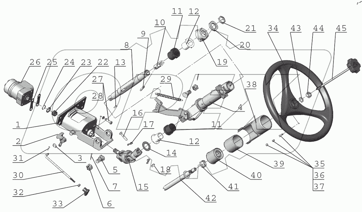  Колонка рулевая 85-3401000-А-05