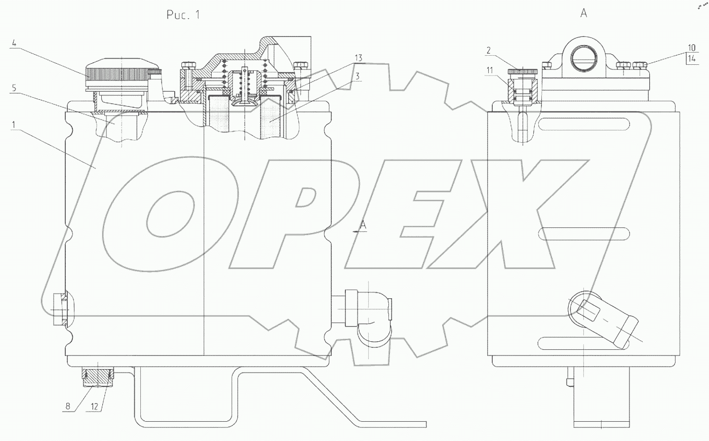  Бак 952.4К-3407100