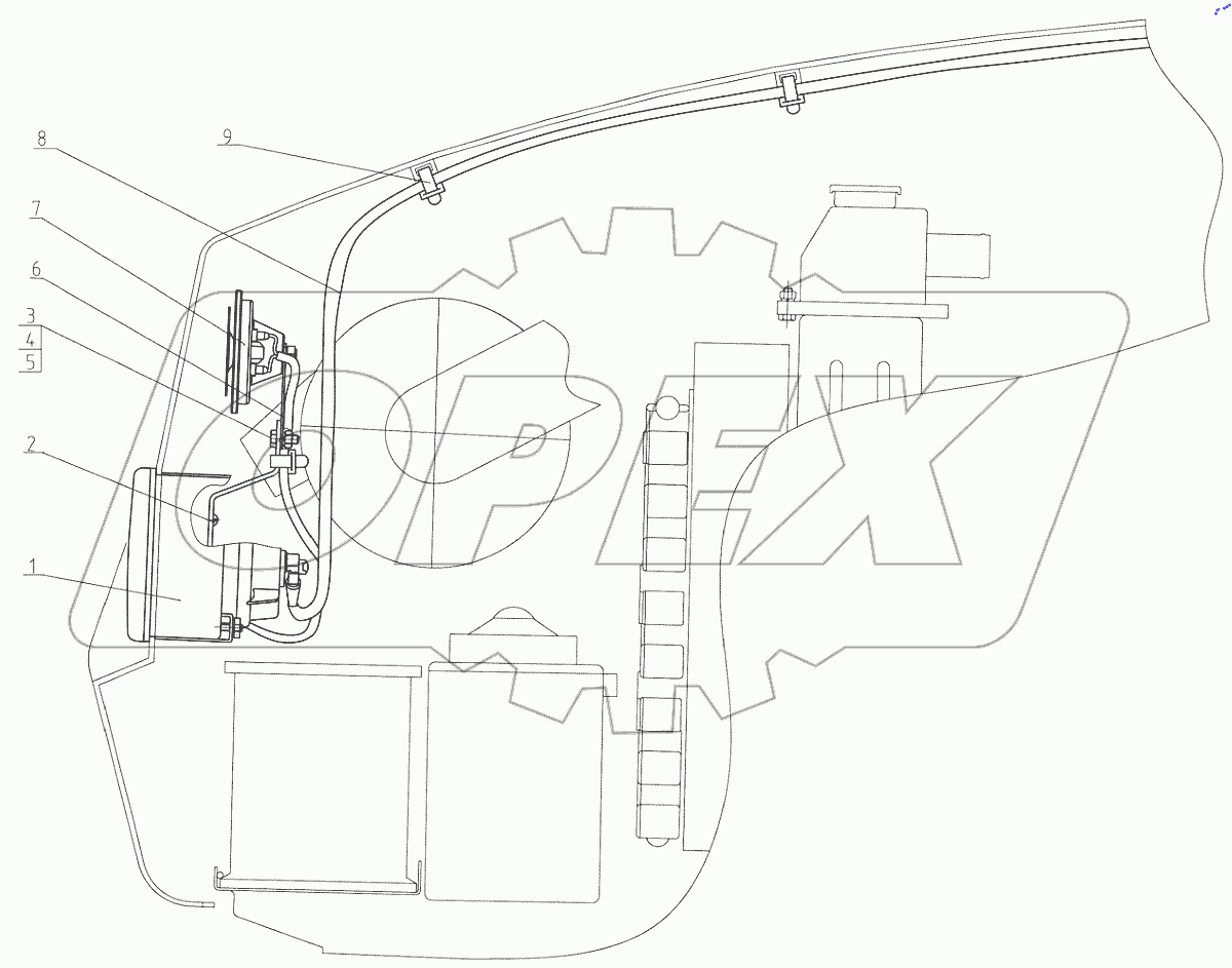  Установка фар дорожных 921-3700020
