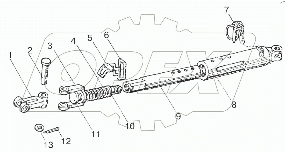  Стяжка телескопическая 80-4605280
