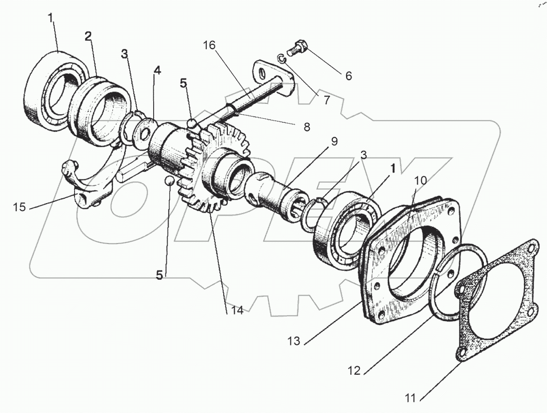  Привод насоса 80-4604010