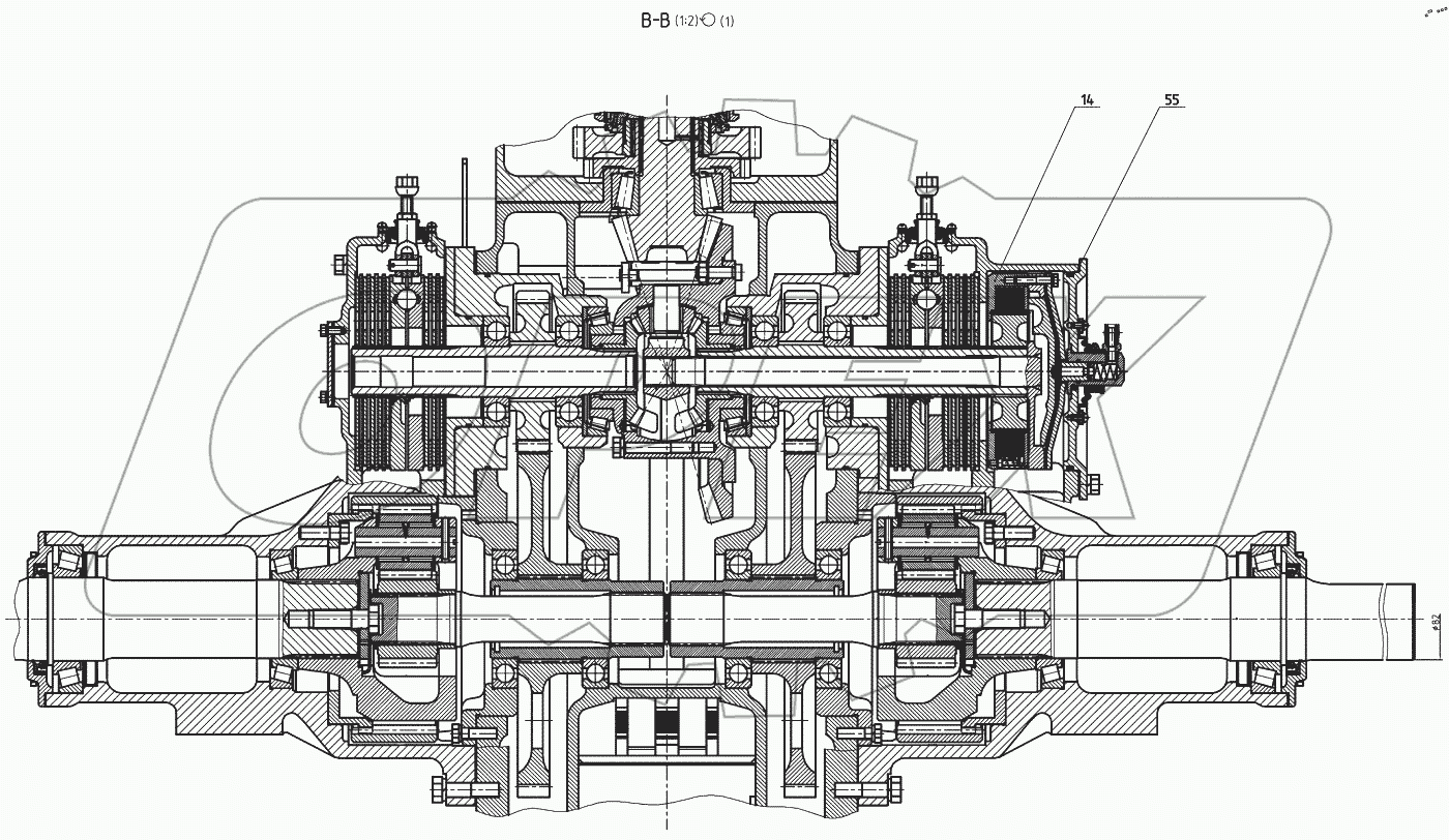  Трансмиссия 1523.6-0002000