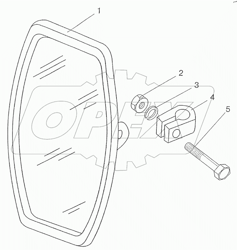  Зеркало наружное 80-8201055