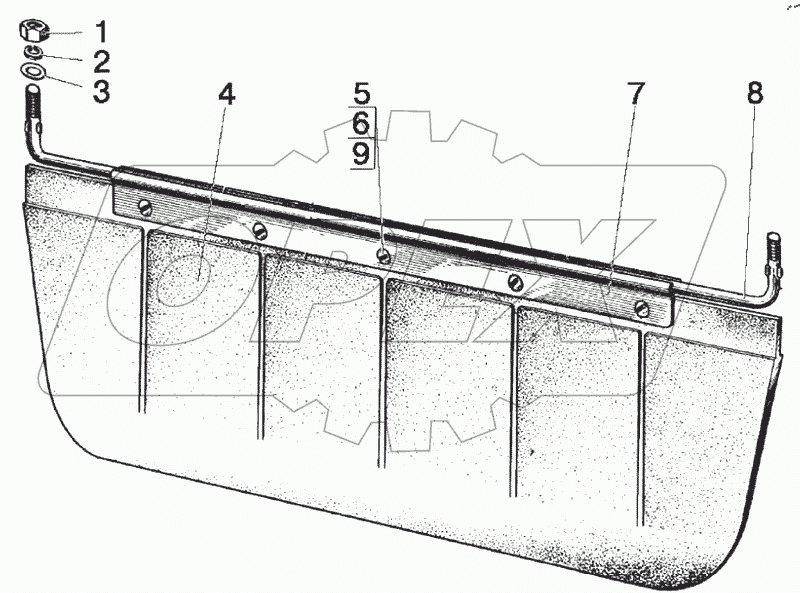  Козырек противосолнечный 80П-8204010