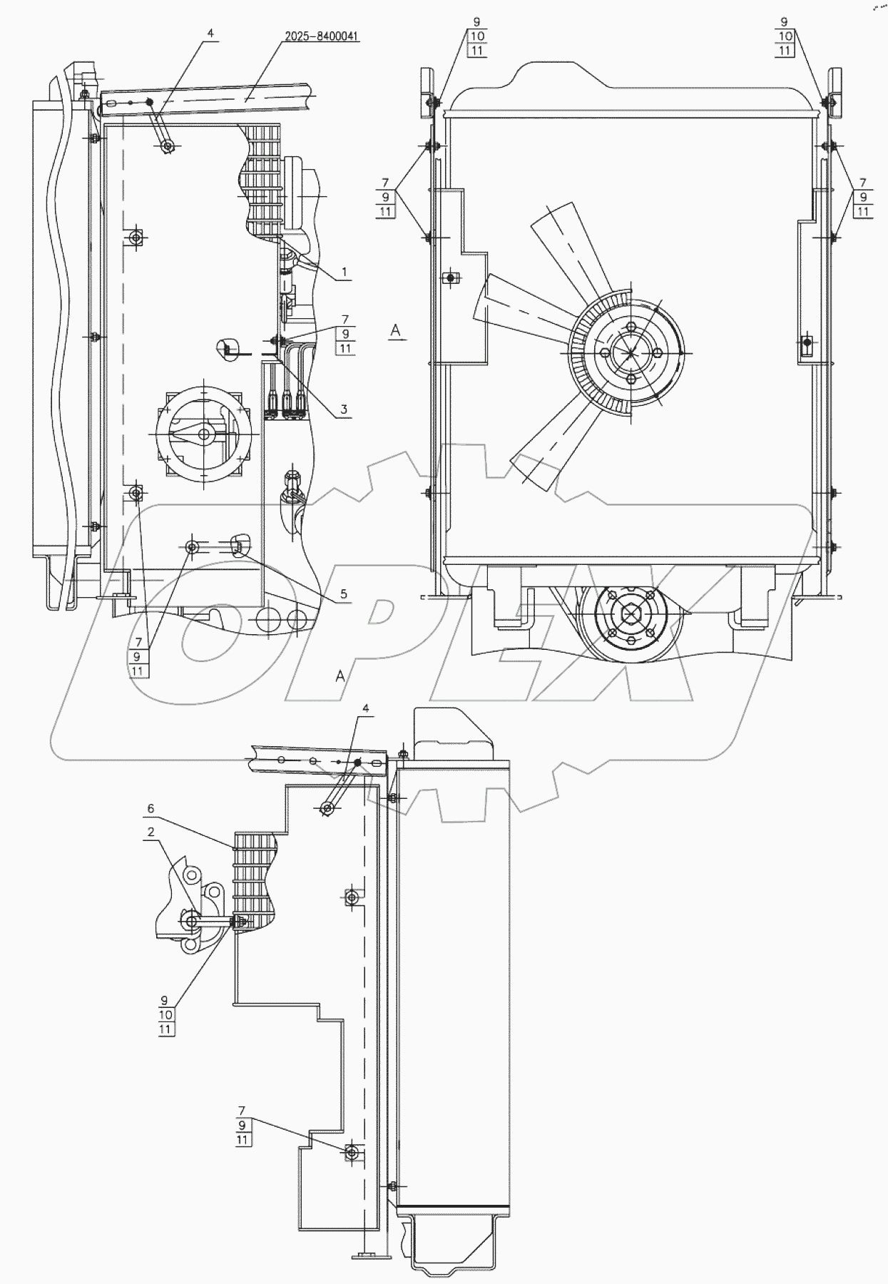  Ограждение вентилятора 2022-1309300-Б