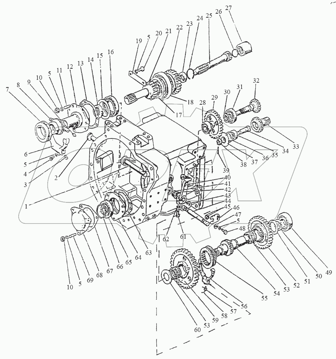  Корпус сцепления
