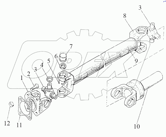  Привод карданный 1221-2203005