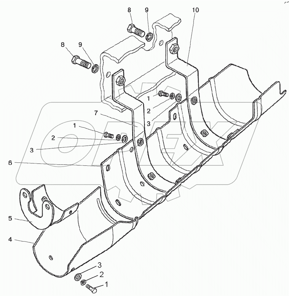  Ограждение 1221-2210005