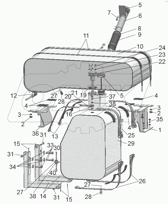  Баки топливные 1523.5-1101000