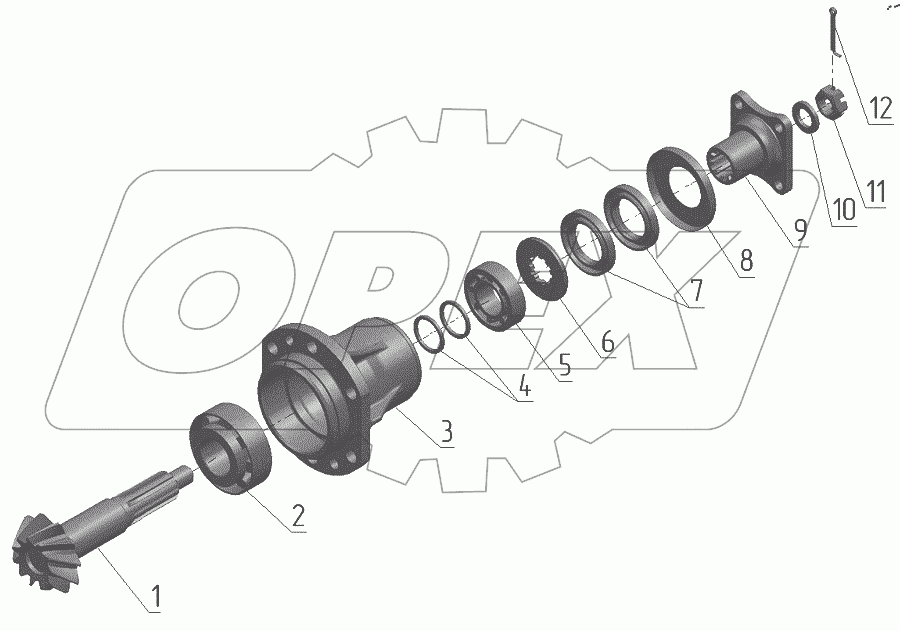  Шестерня 52-2302030