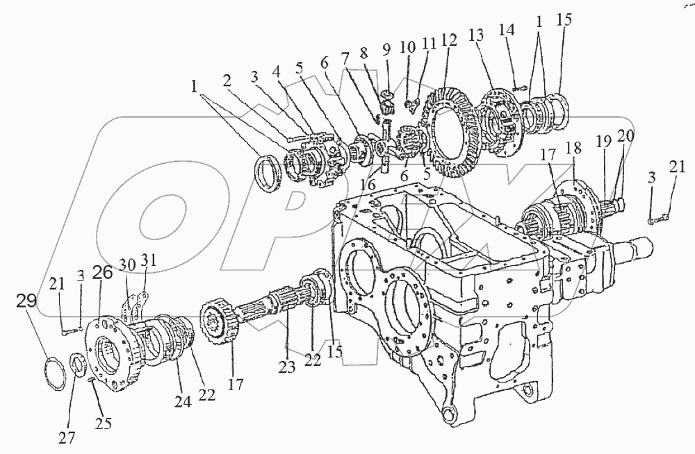  Дифференциал. Стакан подшипников. 1522-2403010-А