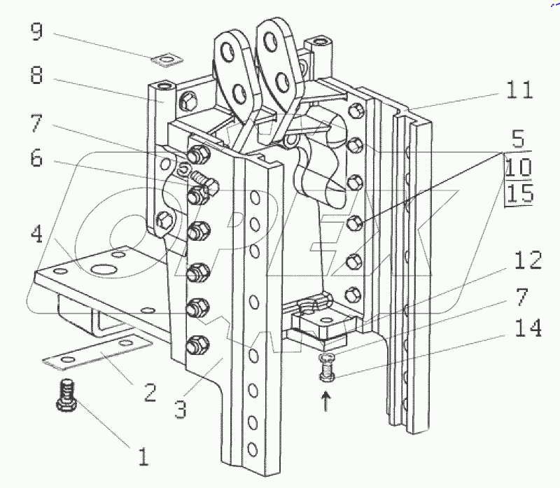  Тягово-сцепное устройство 2022-2707010