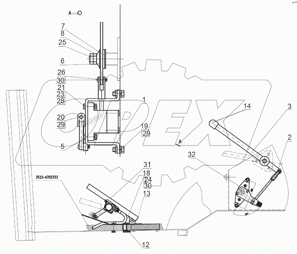  Управление подачей топлива 2022Д-1108000