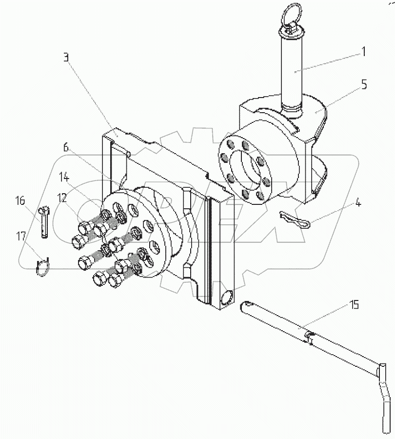  Вилка в сборе 3522-2707110