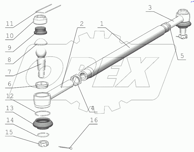  Тяга рулевая 3003.111