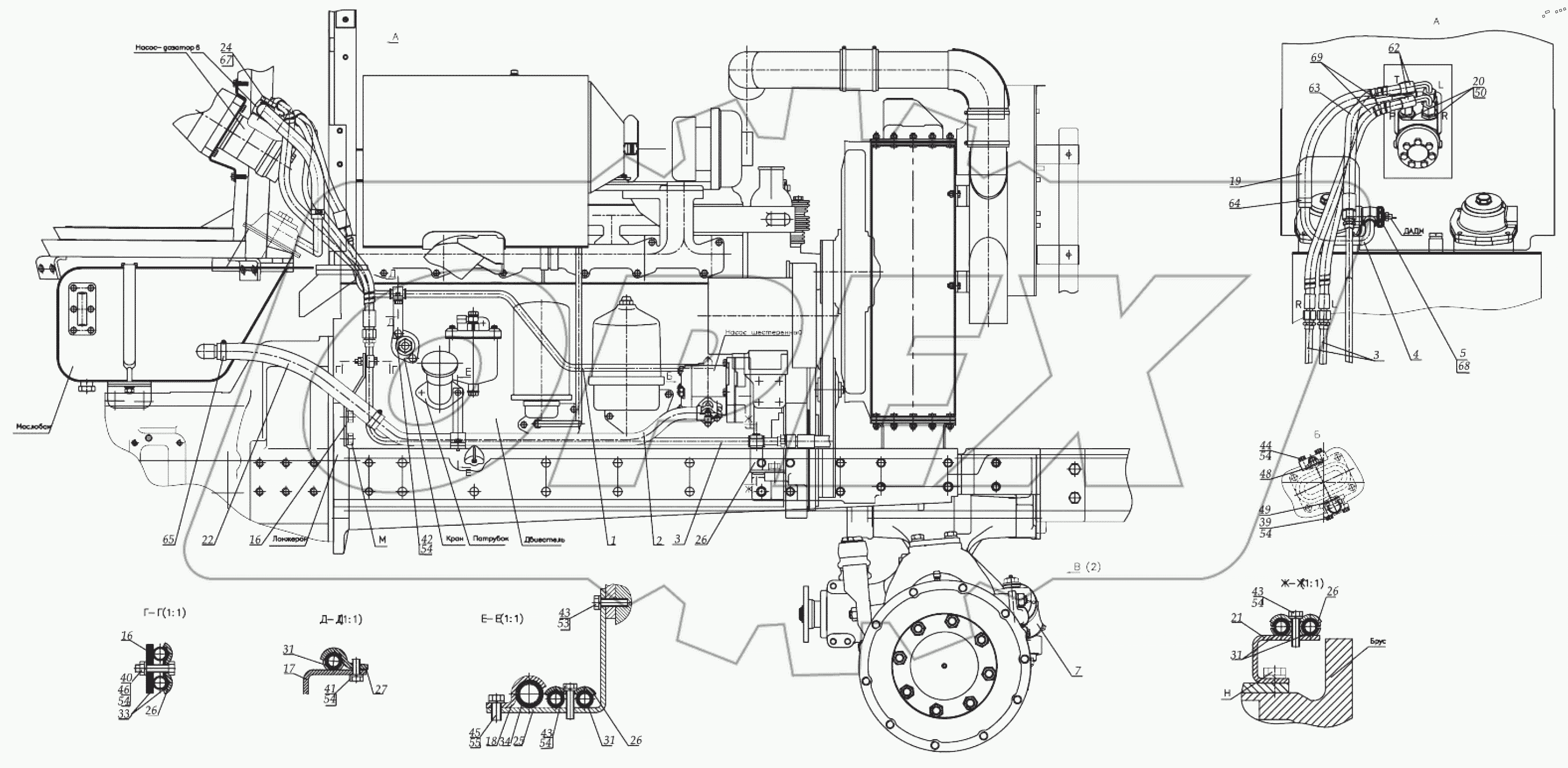 Управление рулевое 1523.6-3400010