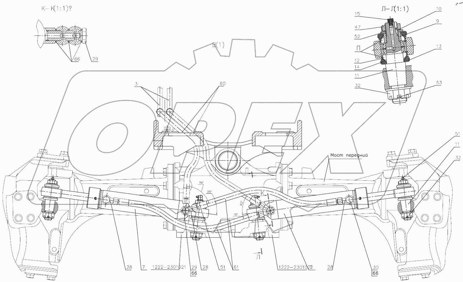  Управление рулевое 1523.6-3400010