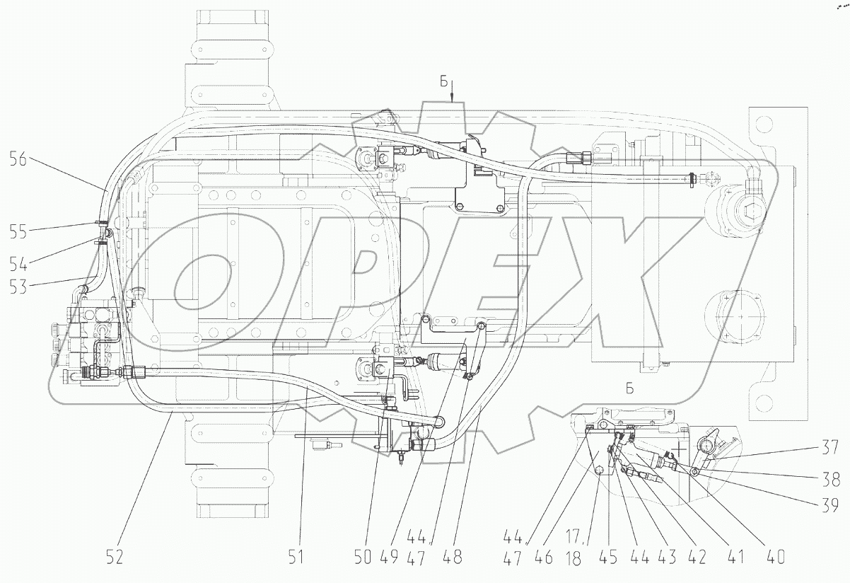  Гидропривод 1523-3503900