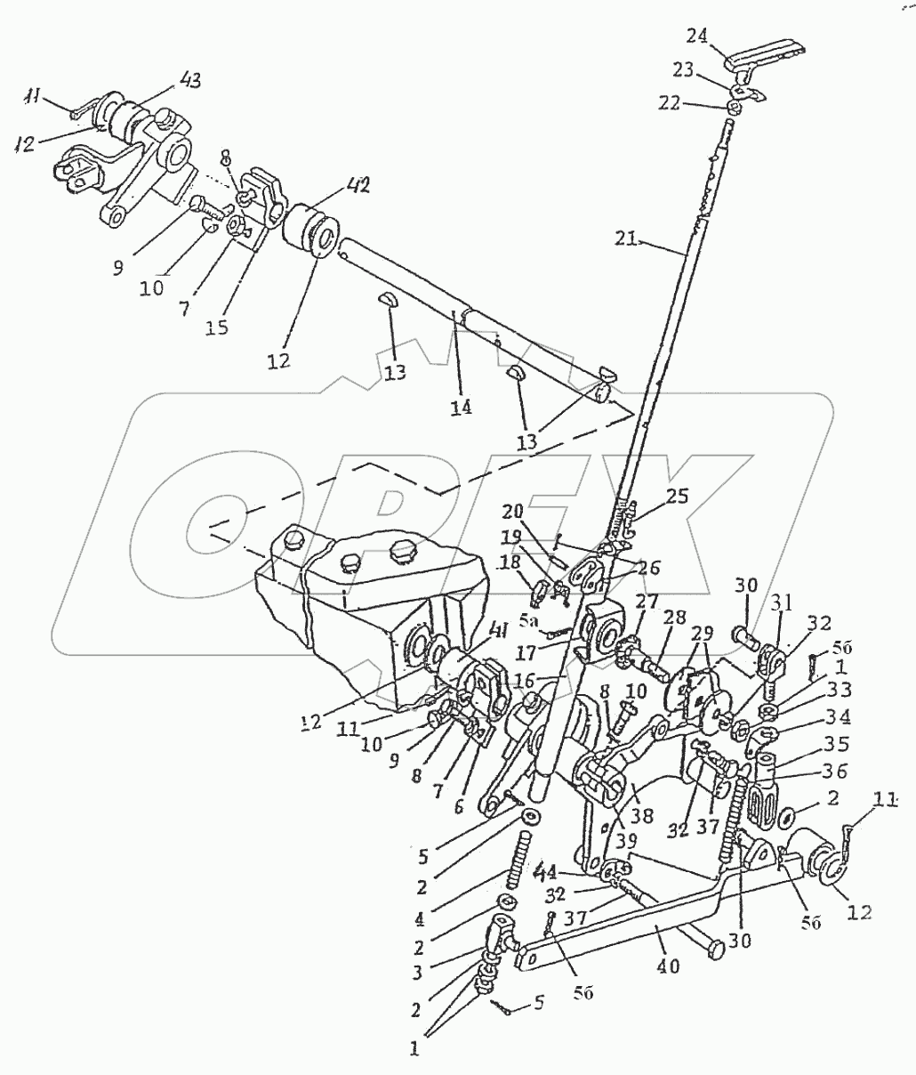  Управление стояночным тормозом 1522М-3507010