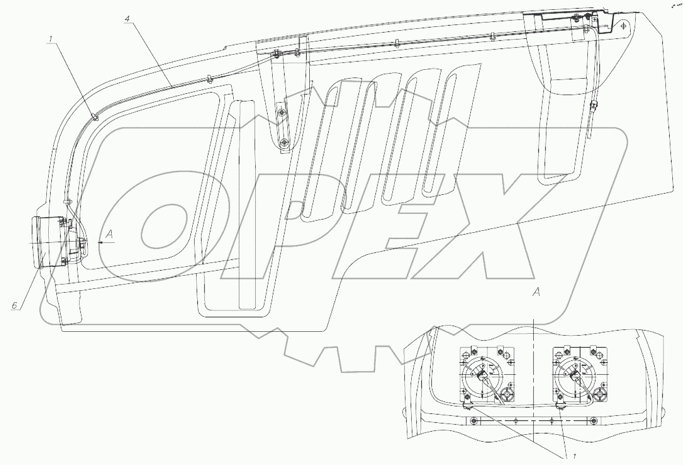  Установка фар дорожных 2422-3700020