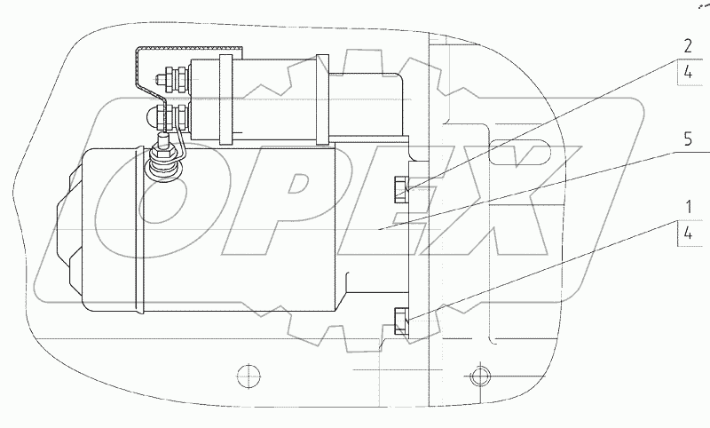  Установка стартера 80-3708010-02