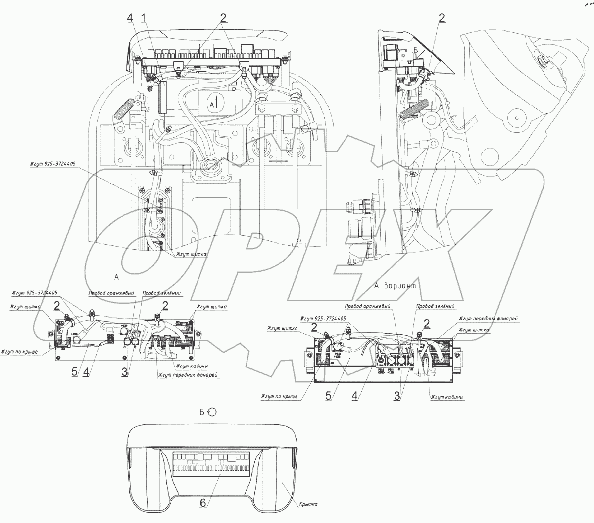  Блок коммутации 921-3722010-02