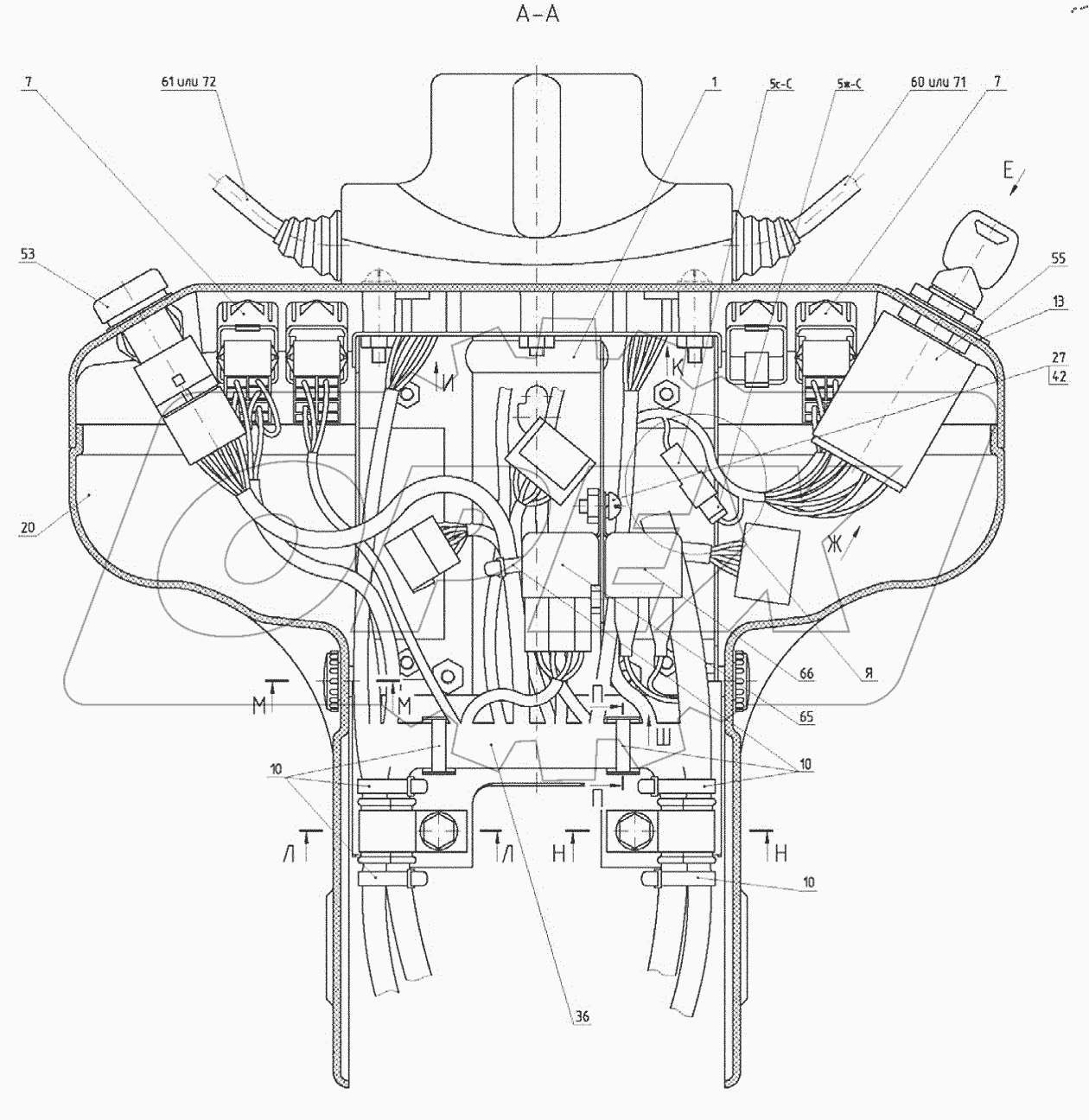  Щиток приборов 925М-3805110