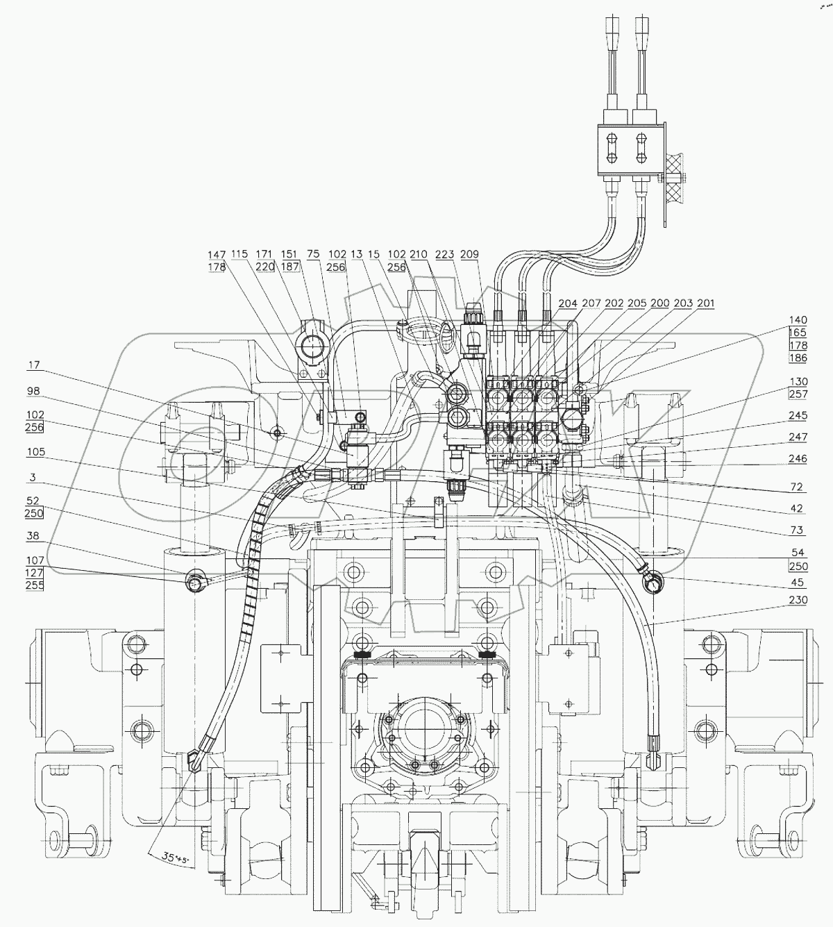  Гидросистема Р1523-4600010-01
