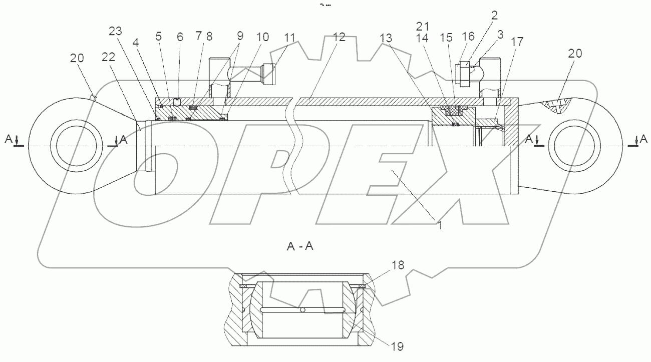  Гидроцилиндр стрелы