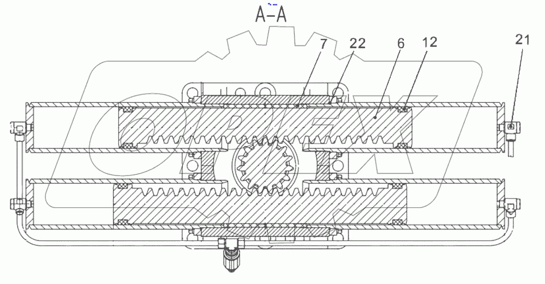  Устройство опорно-поворотное